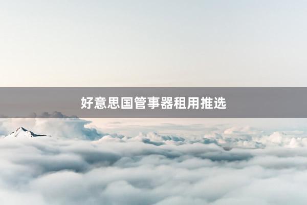 好意思国管事器租用推选